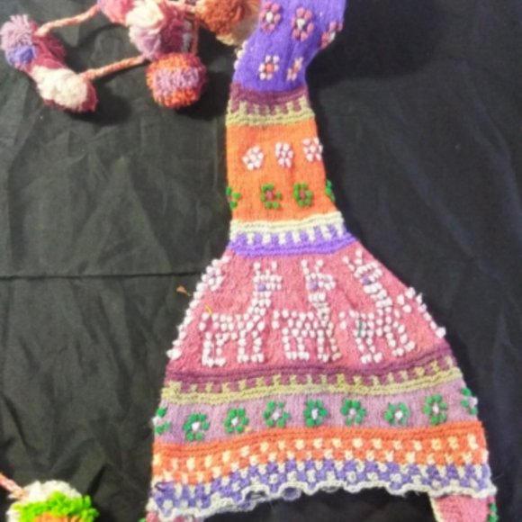 Peruvian handmade chullo - hat - hat for women - warm winter - knitted in wool main image 9